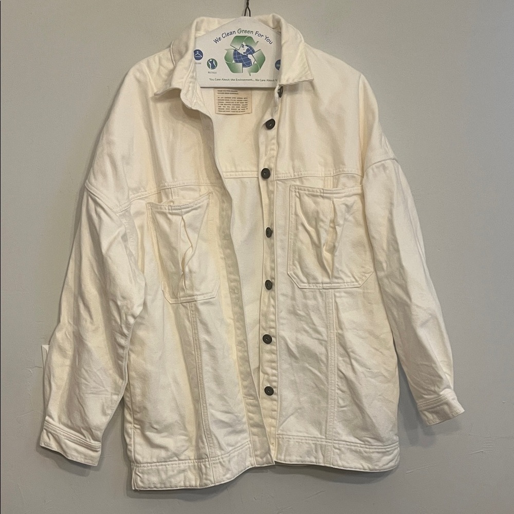 Outland denim size medium oversized denim jacket